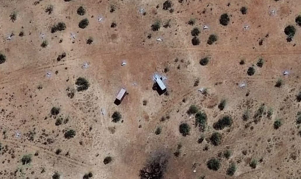 صور اقمار صناعية لأمدادات الدعم السريع