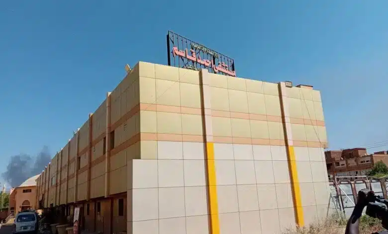 تدمير مستشفى في بحري ونهب الأجهزة الطبية 1 0005