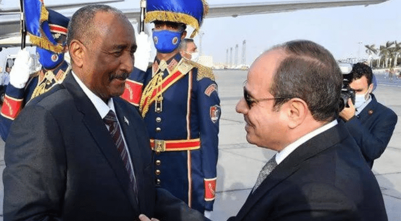 عبدالفتاح البرهان وعبدالفتاح السيسي
