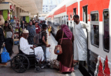 قطار السودانيين من مصر الي أسوان