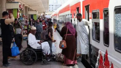 قطار السودانيين من مصر الي أسوان