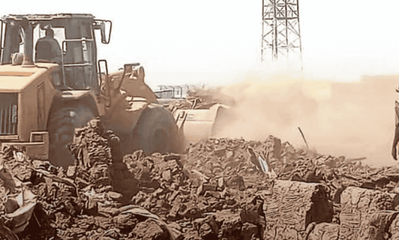 إزالة العشوائي بجمع الأمراء بمحلية أم بدة