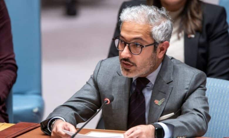 السفير محمد أبوشهاب، المندوب الدائم لدولة الإمارات