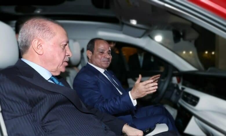 الطيب رجب اردوغان و عبدالفتاح السيسي