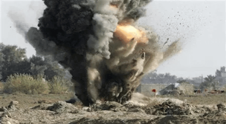 صورة إرشيفية لانفجار لغم