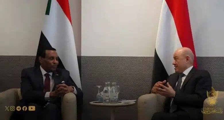 كامل إدريس و الرئيس اليمني