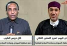 كامل ادريس و سفير ليبيا