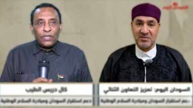 كامل ادريس و سفير ليبيا