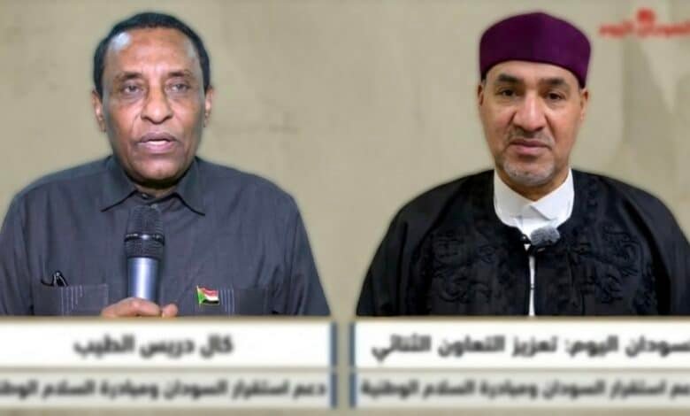 كامل ادريس و سفير ليبيا