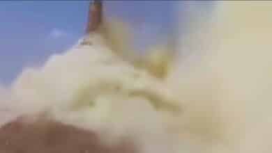 حريق واسع النطاق في منطقة البنية التابعة لمحلية أم دم حاج أحمد بولاية شمال كردفان
