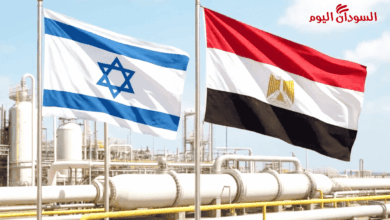 خطوط الغاز اسرائيل و مصر