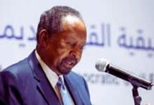 رئيس الوزراء السوداني السابق عبد الله حمدوك