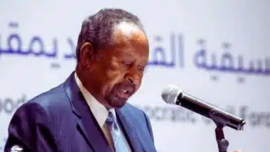 رئيس الوزراء السوداني السابق عبد الله حمدوك