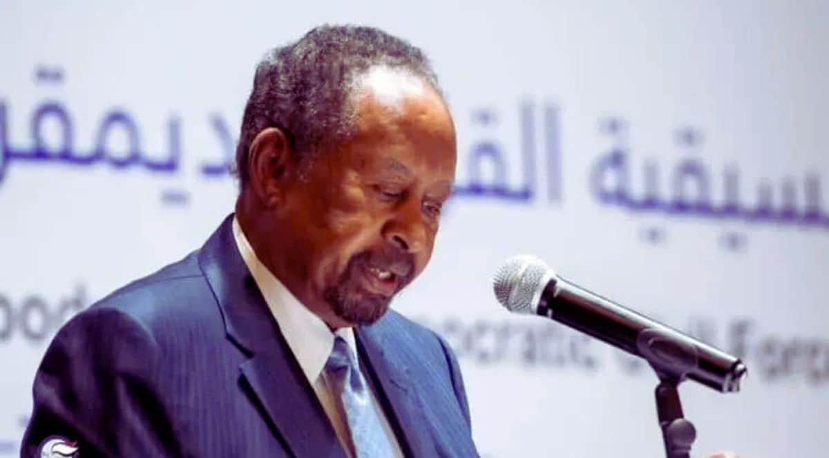 رئيس الوزراء السوداني السابق عبد الله حمدوك