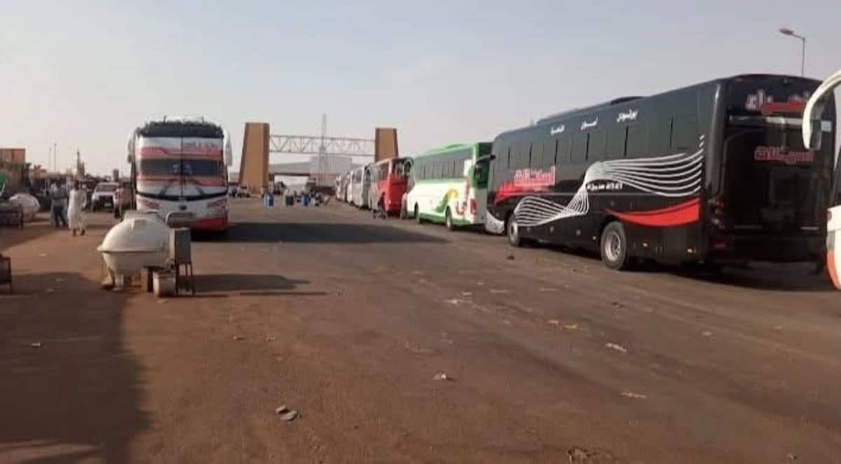 معبر أرقين الحدودي بين السودان ومصر
