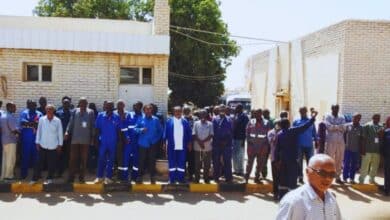 وقفة احتجاجية ثانية لعاملين في شركة مطارات السودان