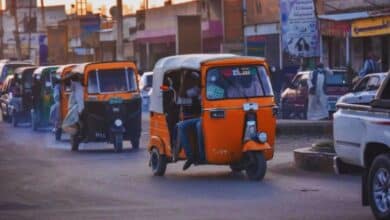 الركشات في السودان _ المدينة نيالا